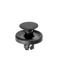AVC20869 image(0) - AUVECO 20869 Push-Type with Drive Pin Front Fender Liner Retainer, 18 mm Dia Head x 7.5 mm L Stem, Nylon, Black
