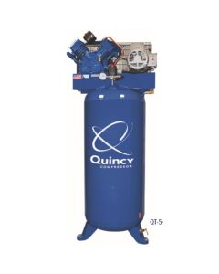 QAC2020039822 image(0) - Quincy Compressors 5 HP 80 Gallon Two-Stage Vertical 230V 1PH PRO Air Compressor - Model 451CS80VCBM