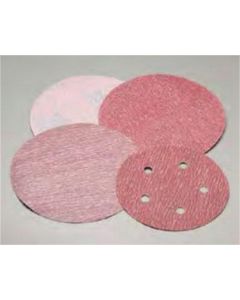 NOR20272 image(0) - Carborundum Abrasives Carbo Premier Red 20272 Dri-Lube Grip-On Sanding Disc, 6 in, P1000 Grit, Aluminum Oxide