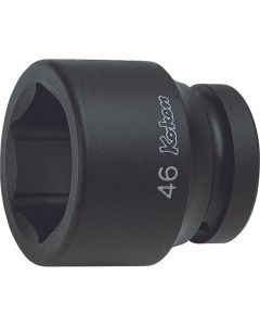 KKN18400M-25 image(0) - Ko-ken USA 18400M-25 1 Sq. Dr. Socket 25mm 6 point Length 57mm