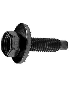 AVC8847 image(0) - AUVECO 8847 Hex Head Sems Dog Point Body Bolt, 5/16 in - 18 TPI Screw x 1-1/4 in L, Black Phosphate