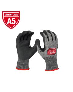 MLW48-73-7151 image(0) - Milwaukee Tool Cut Level 5 High-Dexterity Nitrile Dipped Gloves - M