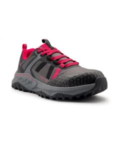 FSIA1250-10W image(0) - Avenger Work Boots AERO Trail - Women's  Low Top Shoe - Composite Toe - CT |EH |SR - Grey / Magenta - Size: 10 - E - (Wide)