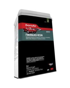 DYN404 image(0) - Dynatron Bondo 404 Fiberglass Resin, 1 gal Can, Clear, Liquid