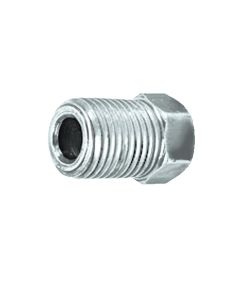 SRRBR210C image(0) - S.U.R.&R. M10 x 1.0 Blue Inverted Flare Nut - 100 Pack