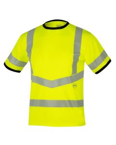 SRWV1059160U-XL image(0) - Pioneer Short Sleeve Safety T-Shirt - Men's - Color: Hi-Vis Yellow - ANSI/ISEA 107-2020 Class 3 Type R - Size: XL