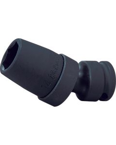 KKN13440A-7-16 image(0) - Ko-ken USA 13440A-7/16 3/8 Sq. Dr. Universal Socket 7/16 6 point Length 57mm