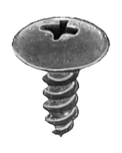 AVC18340 image(0) - AUVECO 18340 Phillips Truss Head A/AB Point Tapping Screw, M4.8 x 1.6 mm x 14 mm Dia Head x 15 mm, Black Phosphate