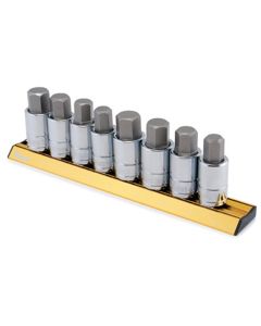 TIT16132 image(0) - Titan 8pc. SAE/Metric Large Hex Bit Socket Set