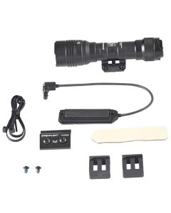 STL88127 image(0) - Streamlight ProTac Rail Mount HL-X Pro USB Long Range, Gun-Mounted Tactical Light - - Includes Jack-Cap, M-LOK Kit, Momentary Switch, Hardware Kit, 2.5 mm Allen Wrench,  SL-B26 battery pack, 40 Inch USB Cord - Black