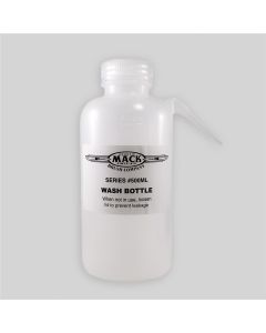 MAB500ML image(0) - Mack Brushes 500ML Wide Mouth Wash Bottle, 500 mL, LDPE, Polypropylene Screw Closure