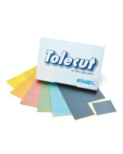 EAG1911526 image(0) - Eagle Abrasives, Inc. KOVAX Tolecut 191-1526 8-Cut File Sheet, 70 mm W x 114 mm L, 1200 Grit, Dry, Stickon (PSA) Attachment, Orange