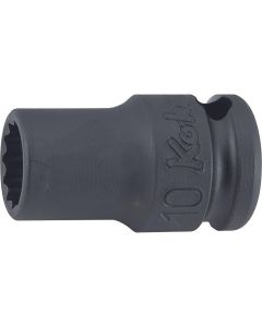 KKN13406A-3-4 image(0) - Ko-ken USA 13406A-3/4 3/8 Sq. Dr. Socket 3/4 12 point Length 32mm Thin walled