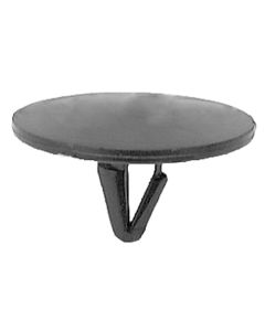 AVC17975 image(0) - AUVECO 17975 Single Head Type 2 Hood Insulation Retainer, 1-3/16 in Dia Bottom Head x 1/2 in L Stem, Nylon, Black