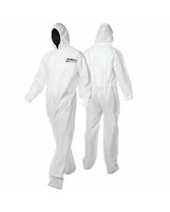 DYM803674 image(0) - Devilbiss CLEAN 803674 Disposable Coverall, 3X-Large, White, Nylon, Elastic Waist