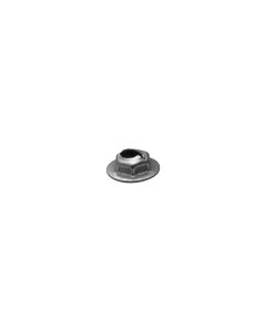AVCAP3405 image(0) - AUVECO AP3405 Hex Washer Thread Cutting Nut, 1/4 in Stud x 7/16 in Across Flats, Zinc