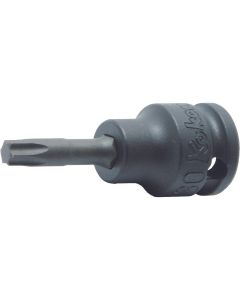 KKN13025-50-T27 image(0) - Ko-ken USA 13025.50-T27 3/8 Sq. Dr. TORX T27 Bit Socket - Length 50mm