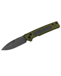 KER7205 image(0) - Kershaw Launch 22 Automatic Push-Button Lock Spear Point Blade EDC Folding Knife - OD Green - $1000 Min Vendor Direct Auto Knives Only. Cannot Ship to CA, CT, DE, MN, VT. Contact Sales Rep.