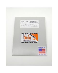 KNKKK5-3-16-12PK image(0) - KnKut 12 Piece Pack - KnKut 3/16 Fractional Jobber Length Drill Bit