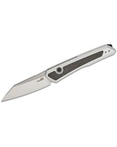 KER7050 image(0) - Kershaw Launch 20 Automatic Push-Button Lock Reverse Tanto Blade EDC Folding Knife - Gray and Black - $1000 Min Vendor Direct Auto Knives Only. Cannot Ship to CA, CT, DE, MN. Contact Sales Rep.