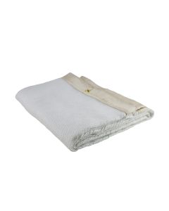 SRW36364 image(0) - Jackson Safety Welding Blanket - Uncoated Fiberglass - Weight (per sq. yd.) 18 oz - Thickness 0.028" - White - 8' x 8'