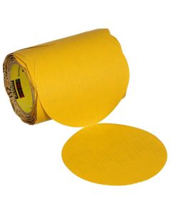 MMM09318 image(0) - 3M  Stikit Gold Abrasive Disc Roll 09318, 400, 6-inch (150mm), No Hole