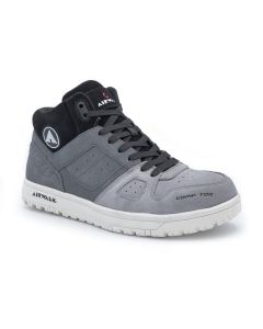 FSIAW6351-7.5M image(0) - AIRWALK MONGO Mid - Men's Mid Top Shoe - CT|EH|SR - Gray/White - Size: 7.5 - D - (Regular)