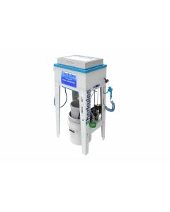 HERG511 image(0) - Herkules Equipment G511 - Manual Paint Gun Washer w/ Flow-Through Brush, Air Gun and Filtration System