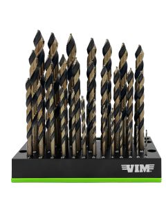 VIMHSSC29A image(0) - VIM Tools M35 Cobalt Multi-Pilot Drill Bit Set - 29 Piece