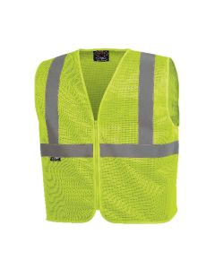 SRWV1025060U-2XL image(0) - Pioneer Pioneer - Mesh Safety Vest No Pockets - Hi-Vis Yellow/Green - Size 2XL