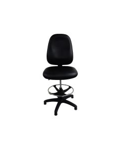 LDS1010928 image(0) - ShopSol Workbench Chair w/ vinyl seat and backrest