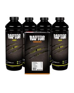 UPO0820V image(0) - U Pol Products RAPTOR UP0820V Low VOC Raptor Kit, Black, 3:1 Mixing, 125 sq-ft Coverage