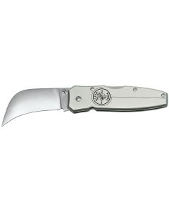 KLE44006 image(0) - Klein Tools Lockback Knife 2-5/8-Inch Hawkbill Blade, Aluminum Handle