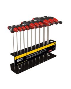 KLEJTH610E image(0) - Klein Tools Hex Key Set, SAE T-Handle, 6-Inch, with Stand, 10-Piece