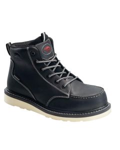FSIA7508-10.5M image(0) - Avenger Work Boots Wedge - Men's Boots - Carbon Nano-Fiber Toe - IC|EH|SR - Black/Tan - Size: 10.5 - D - (Regular)