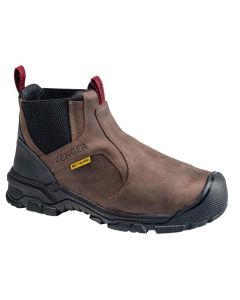 FSIA7342-15W image(0) - Avenger Work Boots Ripsaw - Men's Mid-Top Slip-On Boots - Aluminum Toe - IC|EH|SR|PR|MT - Brown/Black -Size: 15 - E - (Wide)
