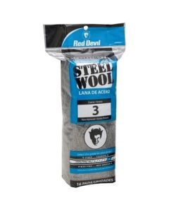 RDD0316 image(0) - Red Devil Inc 0316 Paint Varnish Removal Abrasive Wool, #3 Grade, Steel