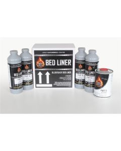 HITBL100 image(0) - High Teck Products BL100 National Rule Standard Truck Bed Liner Kit, Black, 3.24 lb/gal VOC