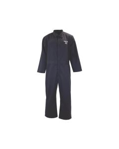 OBRBSA-OB59NB-RXL image(0) - OBERON Coveralls - Arc Flash & Inherently Flame Resistant - 12 Cal BSA - Color: Navy Blue - Size: XL