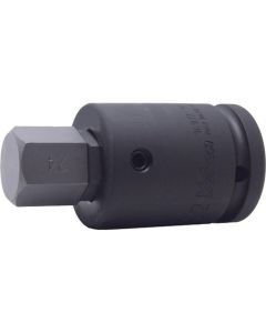KKN16107-22-24 image(0) - Ko-ken USA 16107.22-24 3/4 Sq. Dr. Bit Socket 24mm Hex Length 88mm