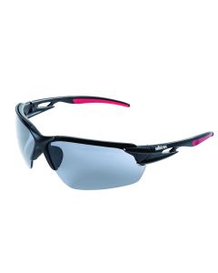 SRWS72301 image(0) - Sellstrom Safety Glasses - XP450 Series - Smoke Lens - Black/Red Frame - Sta-Clear&reg; HC/AF