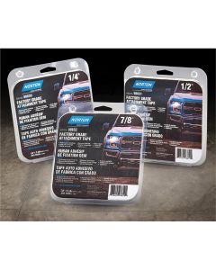 NOR98652 image(0) - Norton 98652 Factory Grade Attachment Tape, 5 yd x 7/8 in x 0.043 in, Polypropylene Backing, Black/Blue