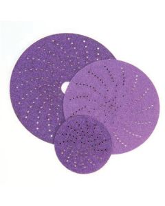 MMM34791 image(0) - 3M Cubitron II 34791 737U Series Clean Sanding Abrasive Disc, 7-1/4 in Dia, 80+ Grit, Hook and Loop, Purple