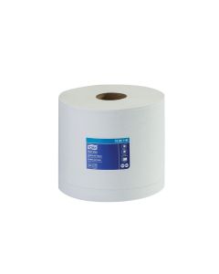 TOR130211B image(0) - Tork Molnlycke 130211B Centerfeed Paper Wiper, 11.3 in Dia x 866.67 ft L x 9 in W, 800, White, Centerfeed, 2 Plys