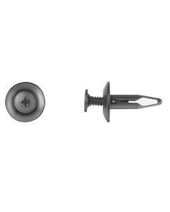DCO9067PK image(0) - Disco Automotive Hardware 1/4" BLK NYL RAD SHRD BLND RVT