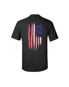 VIMAFSSBK-M image(0) - VIM Tools VIM AMERICAN FLAG STARS & STRIPES T SHIRT (BLACK) - MEDIUM