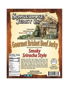 THS413385 image(0) - Tender Heifer Snack Co. Sriracha Style Gourmet Beef Brisket Jerky - 3 Ounce