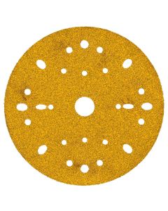 MMM09280 image(0) - 3M  Hookit Gold Abrasive Disc 09280, 6-inch (150mm), 40D grade, Dust-Free
