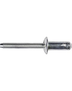 AVC22066 image(0) - AUVECO 22066 Specialty Rivet, 1/4 in Dia x 0.268 to 0.346 in Grip Range, Steel Rivet/Steel Mandrel, Zinc