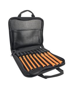 KLE33524 image(0) - Klein Tools Nut Driver Set, 1000V Insulated, 9-piece